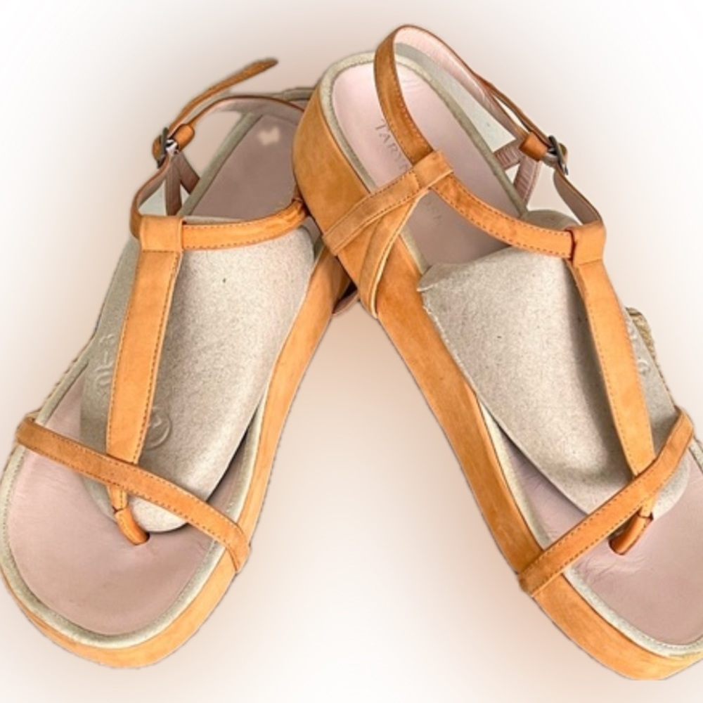 Taryn Rose Suede Leather Thong Sandal